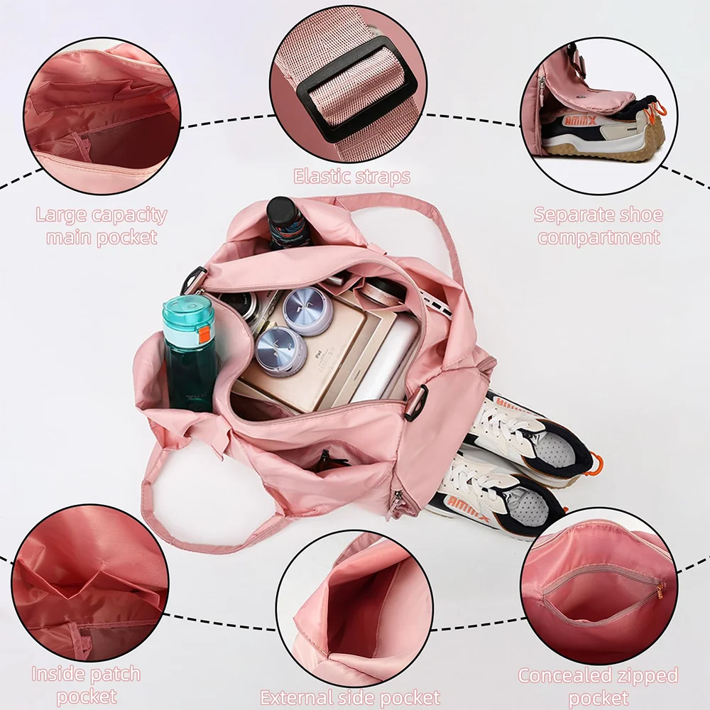 Yoga & Gym Bag with Shoe Compartment