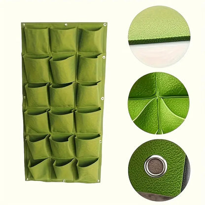 18-Pocket Vertical Garden Planter Wall Bag