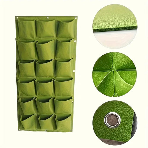 18-Pocket Vertical Garden Planter Wall Bag