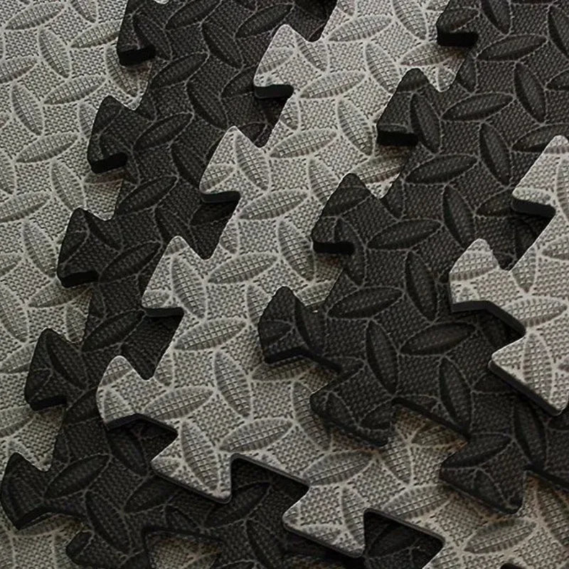 PVC Interlocking Gym Floor Tiles – 30x30cm, 10mm Thick Non-Slip Fitness Mat