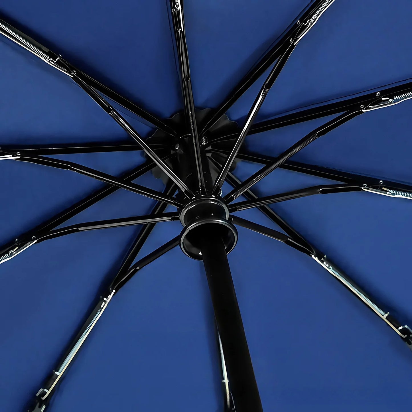 Double Layer Windproof Auto Open & Close Umbrella – 10-Rib Triple Fold