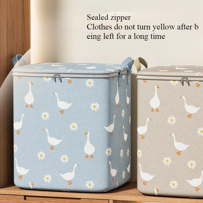 Large Foldable Storage Bag for Quilts, Clothes & Moving