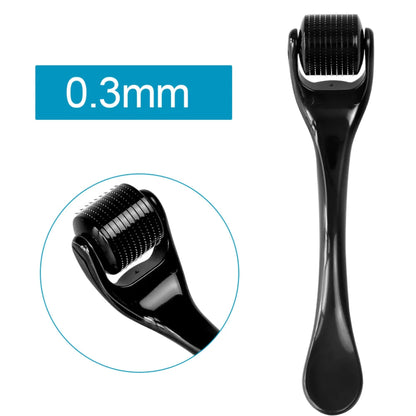 Titanium Derma Roller, 540 Microneedles for Face and Scalp