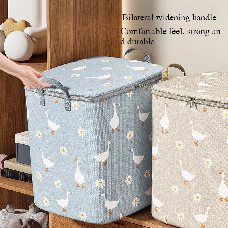 Large Foldable Storage Bag for Quilts, Clothes & Moving