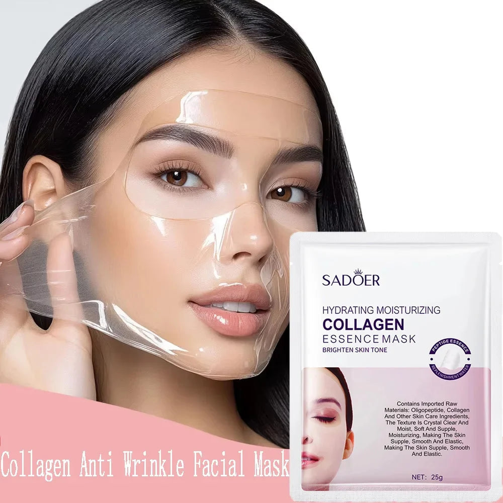 Collagen Anti-Wrinkle Facial Sheet Mask – Hydrating & Brightening