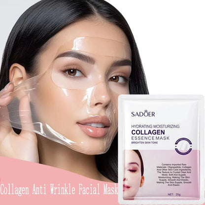 Collagen Anti-Wrinkle Facial Sheet Mask – Hydrating & Brightening