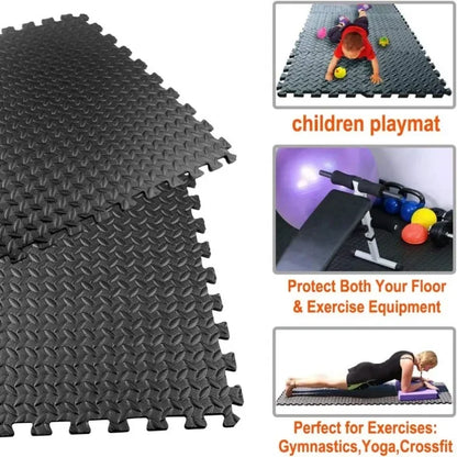EVA Foam Interlocking Floor Mat Tiles – 30x30cm, Non-Slip