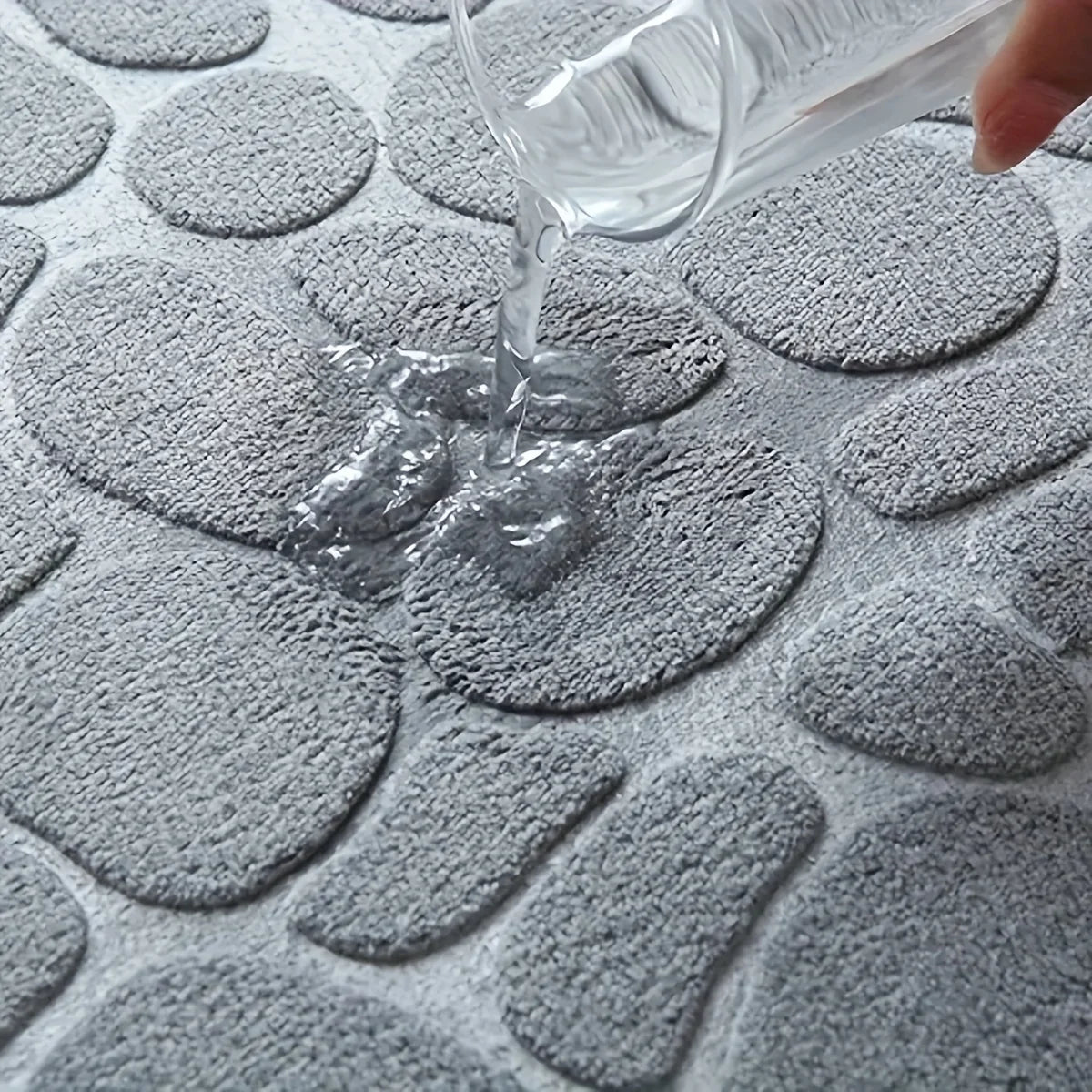 Curved Non-Slip Bathroom Runner Mat – Absorbent, Dirt-Resistant, 400x1000mm