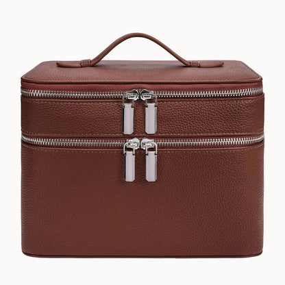 Double-Layer PU Makeup & Cosmetic Bag