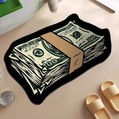 Money Stack Rug – Cash Bundle Floor Mat