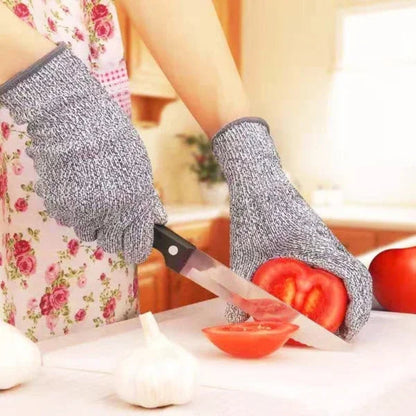 Level 5 HPPE Cut-Resistant Gloves | Kitchen, Garden & Work Safety Gloves S/M/L