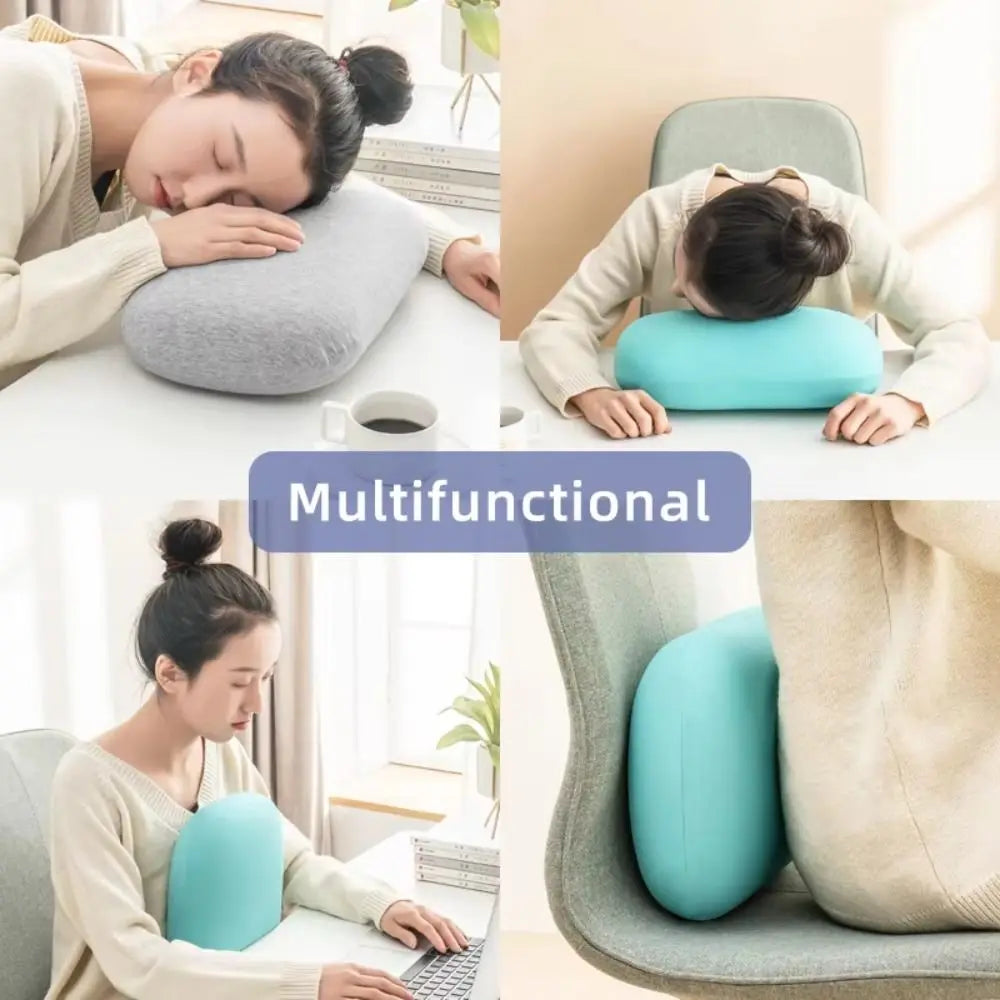 Memory Foam Neck Nap Pillow – Soft Cervical Support for Travel, Office & Sleep