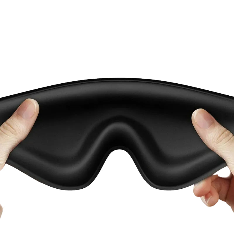 100% Blackout Sleep Mask - Total Darkness, Zero Eye Pressure Blindfold, Travel & Insomnia Relief for Men & Women