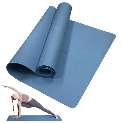 EVA Yoga Mat 4mm – Non-Slip Lightweight Exercise Mat for Yoga, Pilates & Gym Workouts, 173×61cm