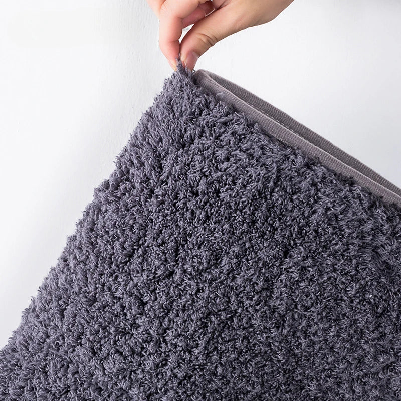 Fluffy Non-Slip Bathroom Mat – Absorbent Shaggy Rug for Bath, Shower & Entrance