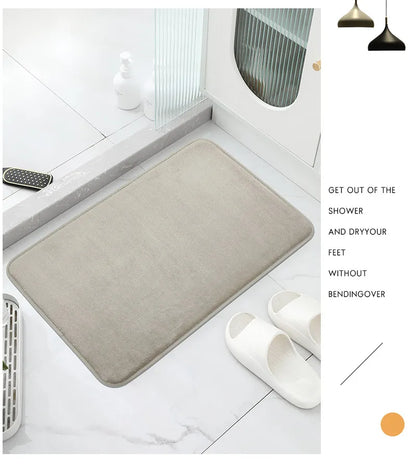 3-Piece Microfiber Bathroom Mat Set – Non-Slip, Absorbent Bath, Toilet & Shower Mats