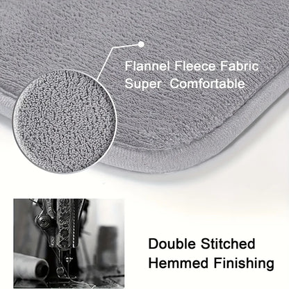 Curved Non-Slip Bathroom Runner Mat – Absorbent, Dirt-Resistant, 400x1000mm
