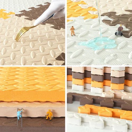 EVA Foam Interlocking Floor Mat Tiles – 30x30cm, Non-Slip