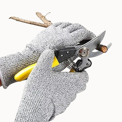Level 5 HPPE Cut-Resistant Gloves | Kitchen, Garden & Work Safety Gloves S/M/L