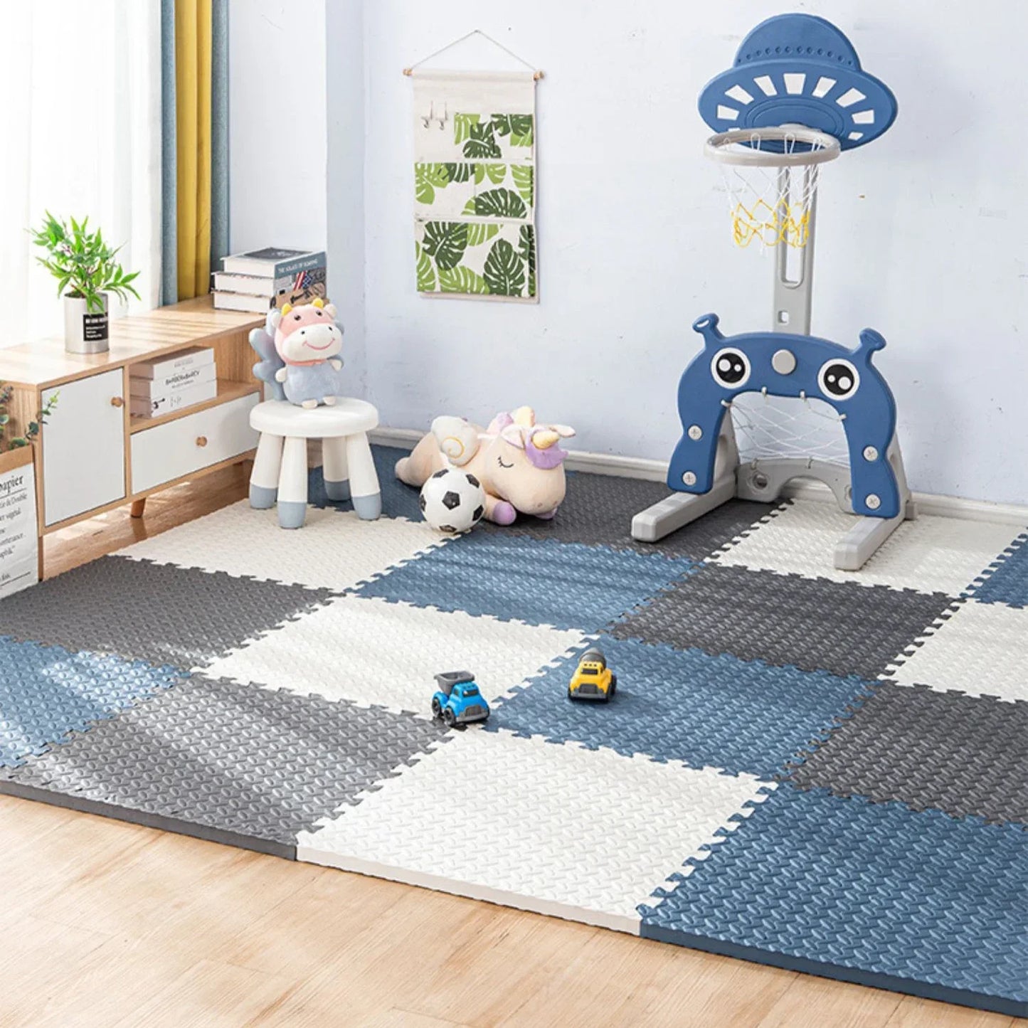 EVA Foam Interlocking Floor Mat Tiles – 30x30cm, Non-Slip