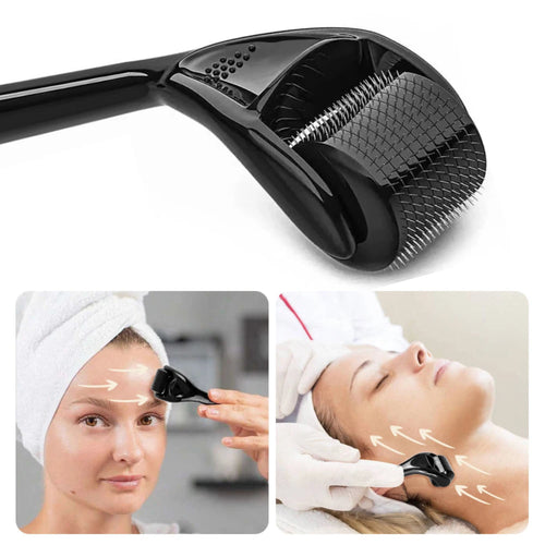 Titanium Derma Roller, 540 Microneedles for Face and Scalp