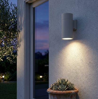 Outdoor Wall Light LED Waterproof IP65 Up Down Porch Lamp Aluminum Black Grey 12W Terrace Garden