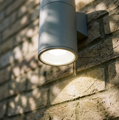 Outdoor Wall Light LED Waterproof IP65 Up Down Porch Lamp Aluminum Black Grey 12W Terrace Garden