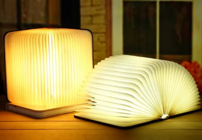 3D Folding Wooden Book Lamp