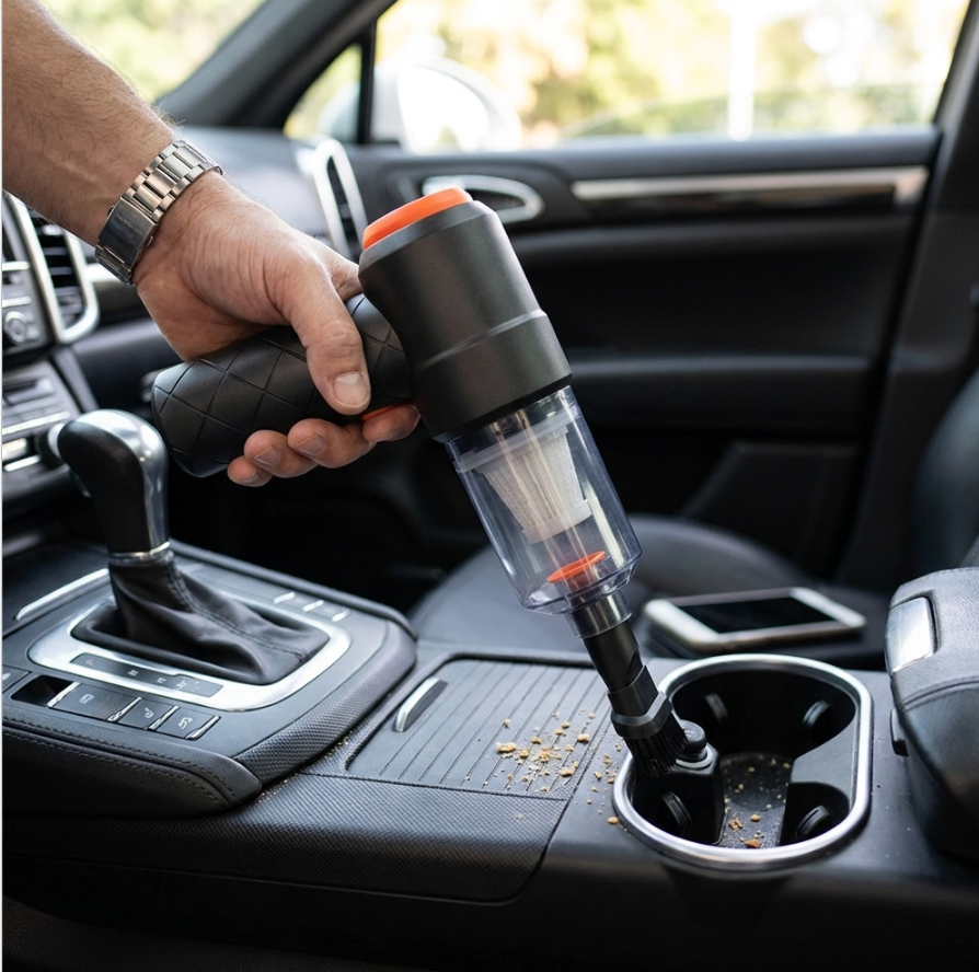 Cordless Mini Vacuum & Blower – 3500Pa Desk & Car Cleaner