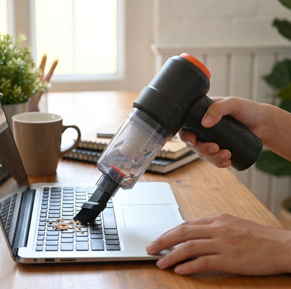 Cordless Mini Vacuum & Blower – 3500Pa Desk & Car Cleaner