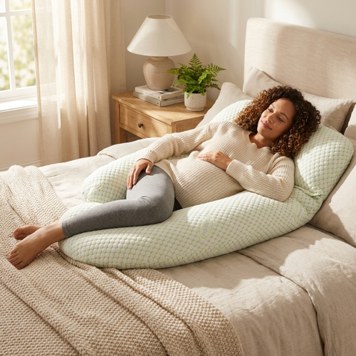 G-Shaped Maternity Pillow – Full Body Pregnancy Support