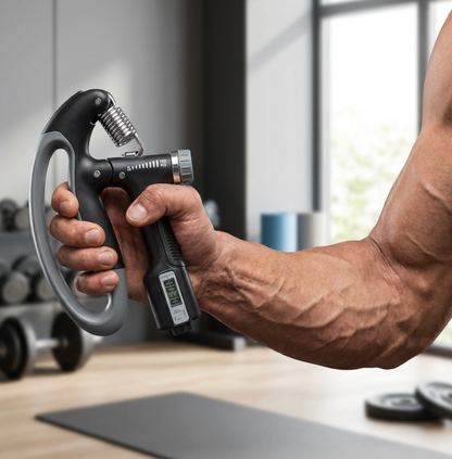 Adjustable Grip Trainer with Rep Counter