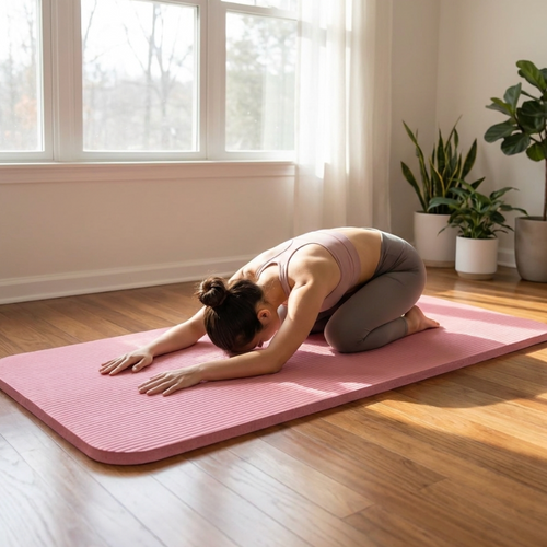 Thick Comfort Yoga Mat - Non-Slip 185x61cm – Yoga, Pilates & Home Workouts