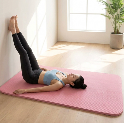 Thick Comfort Yoga Mat - Non-Slip 185x61cm – Yoga, Pilates & Home Workouts