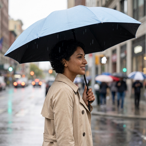 Mini Pocket Folding Travel Umbrella – UV Sun & Rain Protection