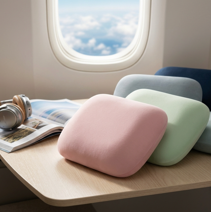 Memory Foam Neck Nap Pillow – Soft Cervical Support for Travel, Office & Sleep