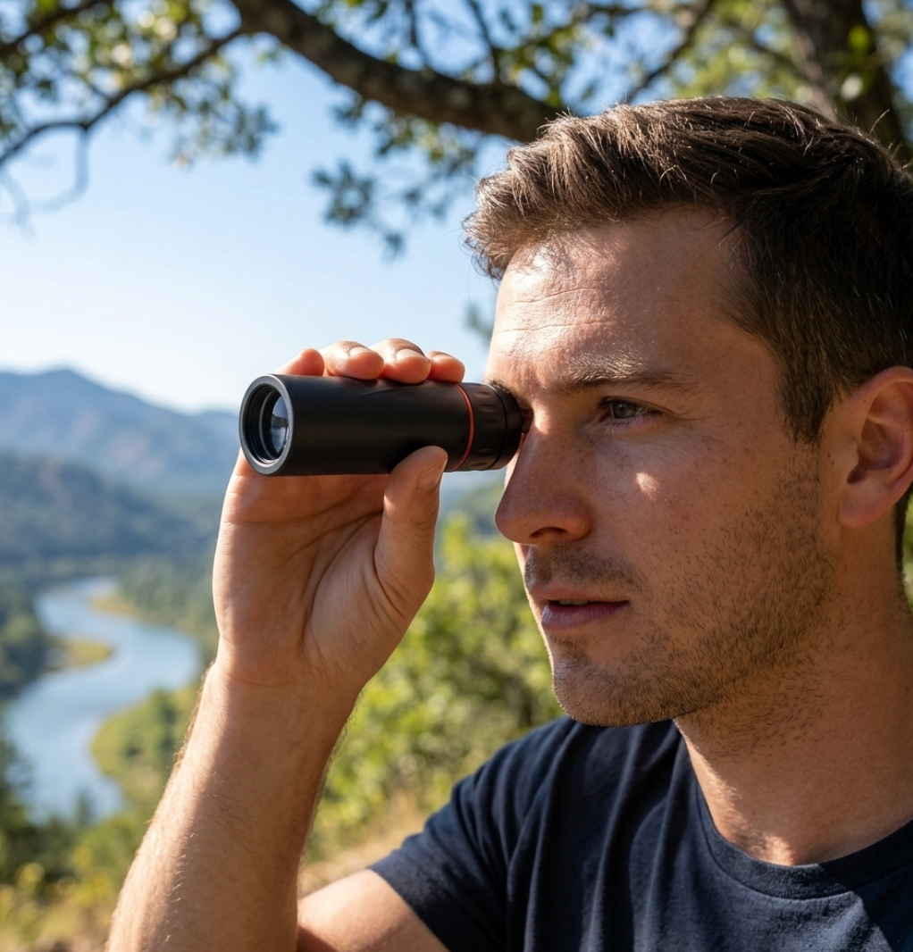 Compact 8x21 Pocket Monocular