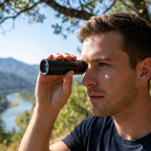 Compact 8x21 Pocket Monocular