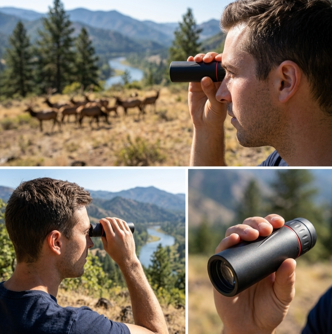 Compact 8x21 Pocket Monocular