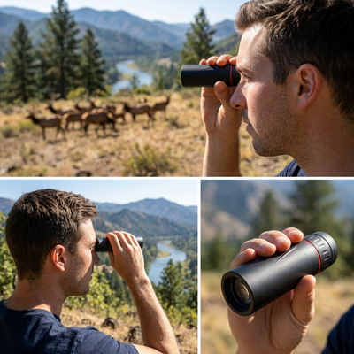 Compact 8x21 Pocket Monocular