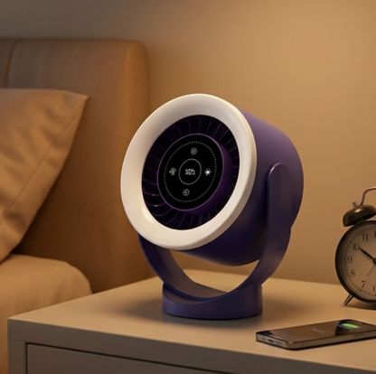 USB Desktop Fan - With Wall Mount