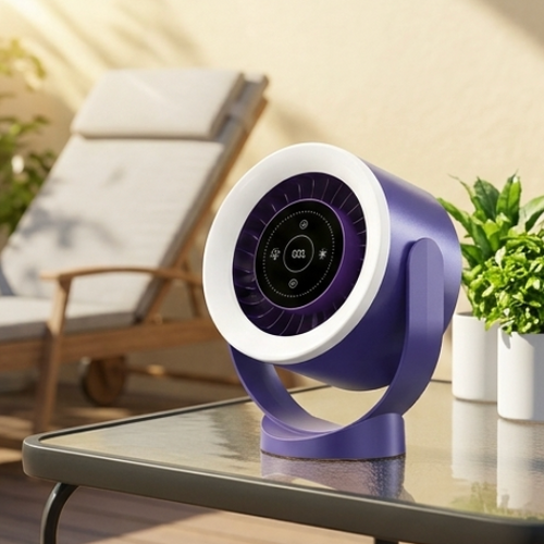 USB Desktop Fan - With Wall Mount