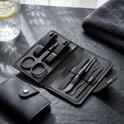 7-Piece Nail Clipper & Grooming Set - Stainless Steel Travel Kit