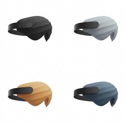 100% Blackout Sleep Mask - Total Darkness, Zero Eye Pressure Blindfold, Travel & Insomnia Relief for Men & Women