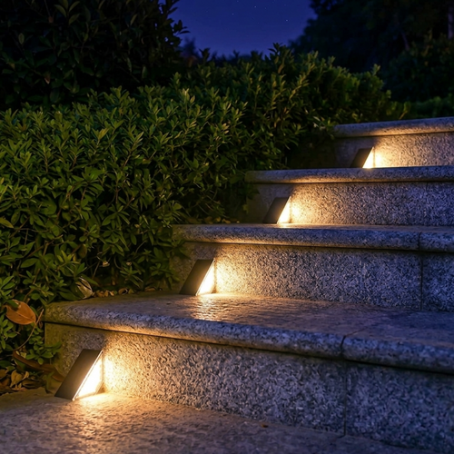 Solar LED Step Lights 8-Pack – IP67 Waterproof Outdoor Stair & Deck Lights for Yard, Patio, Pathway & Garden
