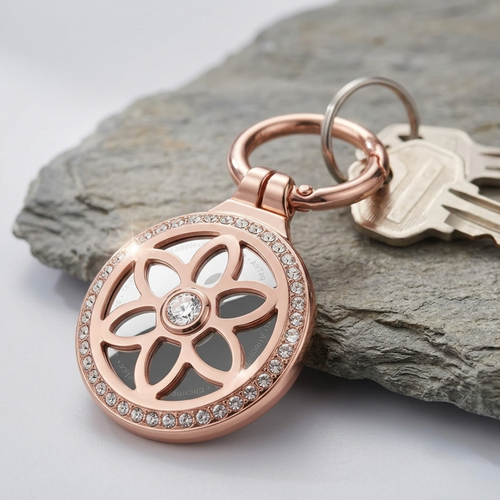 Designer AirTag Case – Real Zinc Alloy - Shockproof & Anti-Scratch Protective Cover for Keychains & Pet Collars