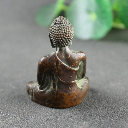Pure Copper Shakyamuni Buddha Figurine 85g – Exquisite Brass Statue, Spiritual Home Decor, Mindful Gift