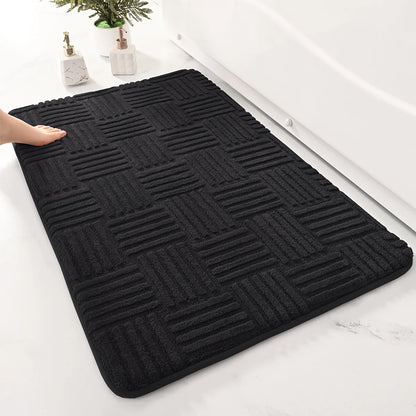 Microfiber Non-Slip Bath Mat – Soft, Absorbent & Quick-Dry