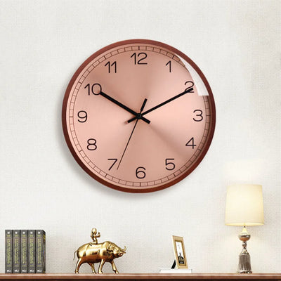 Nordic Solid Wood Wall Clock  – Silent, Modern Minimalist Home Decor