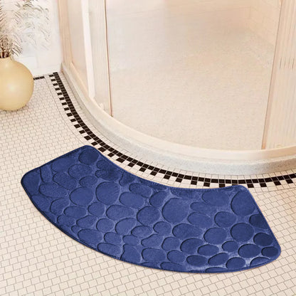 Curved Non-Slip Bathroom Runner Mat – Absorbent, Dirt-Resistant, 400x1000mm
